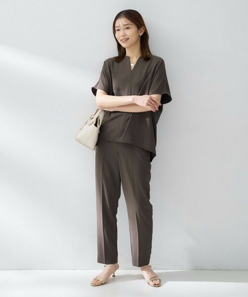 UNTITLED / アンタイトル シャツ・ブラウス | リラックスキーVネックブラウス | 詳細16