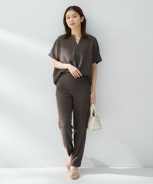 UNTITLED / アンタイトル シャツ・ブラウス | リラックスキーVネックブラウス | 詳細17