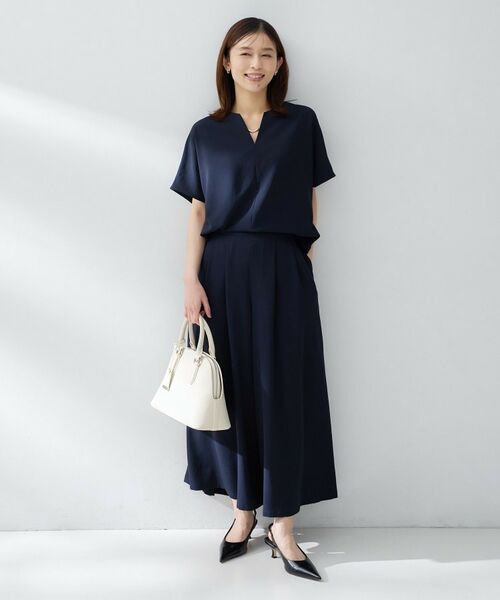 UNTITLED / アンタイトル シャツ・ブラウス | リラックスキーVネックブラウス | 詳細28