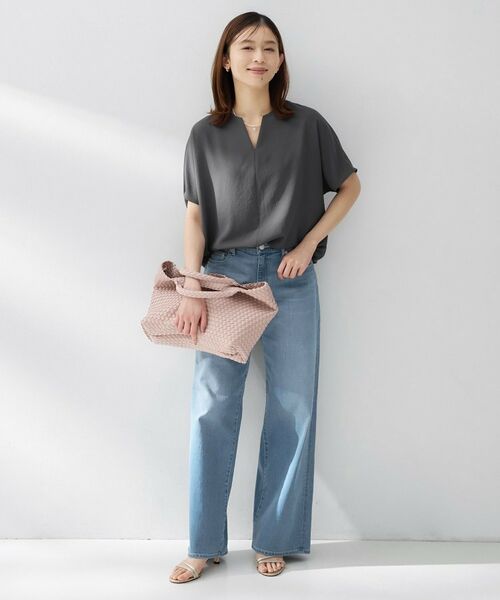 UNTITLED / アンタイトル シャツ・ブラウス | リラックスキーVネックブラウス | 詳細8