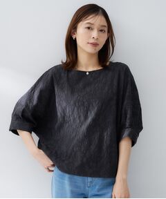 UNTITLED / アンタイトル シャツ・ブラウス | ジャカードボートネックブラウス