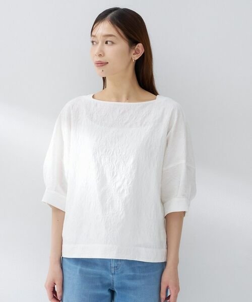 UNTITLED / アンタイトル シャツ・ブラウス | ジャカードボートネックブラウス | 詳細10