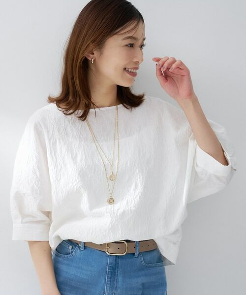 UNTITLED / アンタイトル シャツ・ブラウス | ジャカードボートネックブラウス | 詳細2