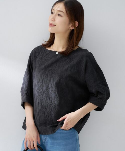 UNTITLED / アンタイトル シャツ・ブラウス | ジャカードボートネックブラウス | 詳細6