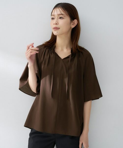 UNTITLED / アンタイトル シャツ・ブラウス | シルキーシフォンブラウス | 詳細10