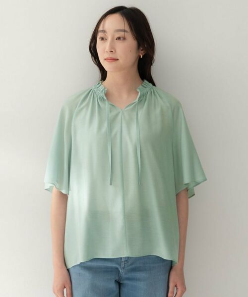 UNTITLED / アンタイトル シャツ・ブラウス | シルキーシフォンブラウス | 詳細14
