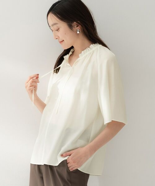 UNTITLED / アンタイトル シャツ・ブラウス | シルキーシフォンブラウス | 詳細2