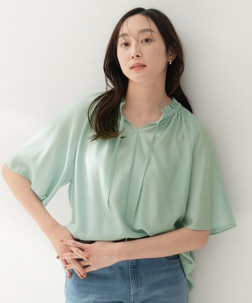 UNTITLED / アンタイトル シャツ・ブラウス | シルキーシフォンブラウス | 詳細6