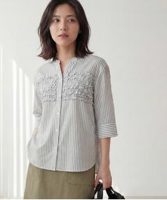 UNTITLED / アンタイトル シャツ・ブラウス | フロントフリルブラウス