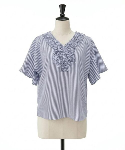 UNTITLED / アンタイトル シャツ・ブラウス | Vネックフリルブラウス | 詳細10