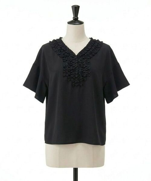 UNTITLED / アンタイトル シャツ・ブラウス | Vネックフリルブラウス | 詳細2