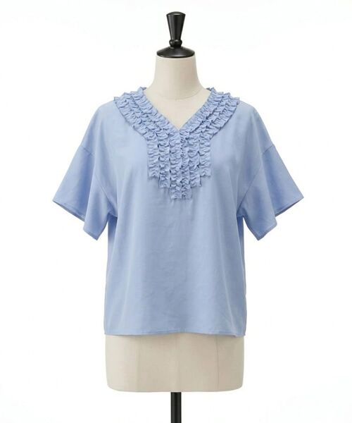 UNTITLED / アンタイトル シャツ・ブラウス | Vネックフリルブラウス | 詳細3