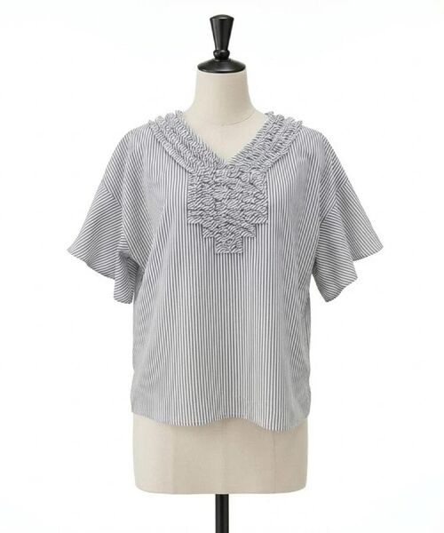 UNTITLED / アンタイトル シャツ・ブラウス | Vネックフリルブラウス | 詳細4