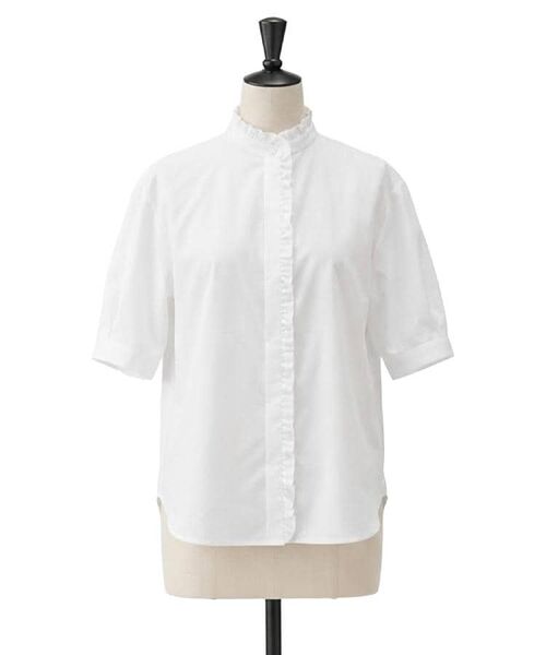 UNTITLED / アンタイトル シャツ・ブラウス | スタンドカラーフリルブラウス | 詳細10