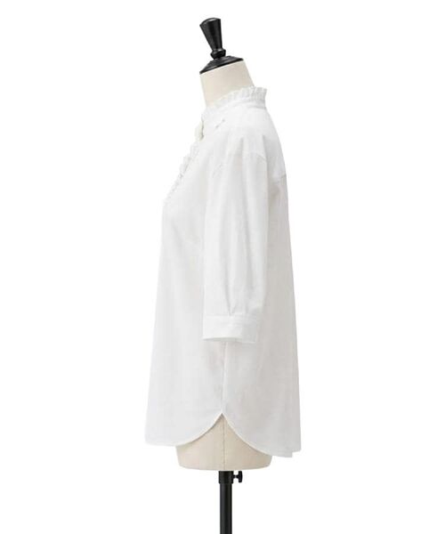 UNTITLED / アンタイトル シャツ・ブラウス | スタンドカラーフリルブラウス | 詳細11