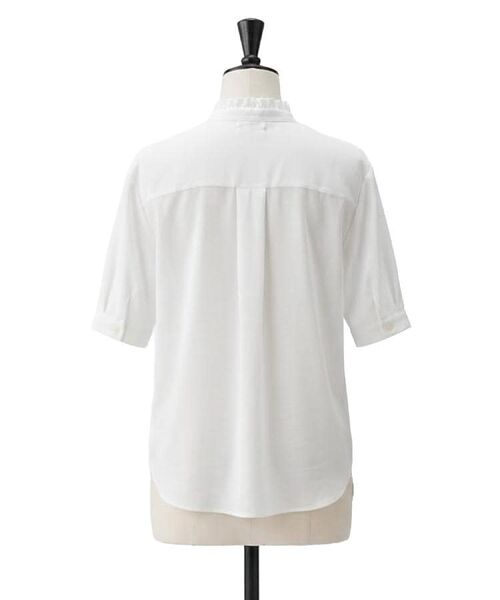 UNTITLED / アンタイトル シャツ・ブラウス | スタンドカラーフリルブラウス | 詳細12