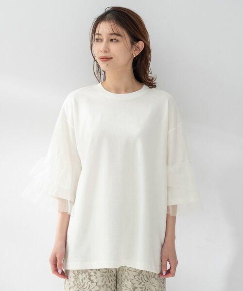 UNTITLED / アンタイトル カットソー | 【Munich】ラッフルスリーブトップス | 詳細10