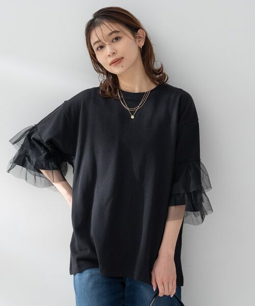 UNTITLED / アンタイトル カットソー | 【Munich】ラッフルスリーブトップス | 詳細6