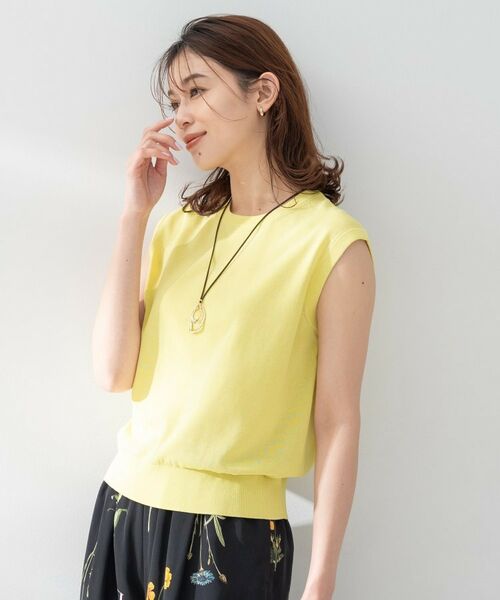 UNTITLED / アンタイトル ニット・セーター | 【TRADITIONAL WEATHERWEAR】ニットベスト（イエロー(032)）