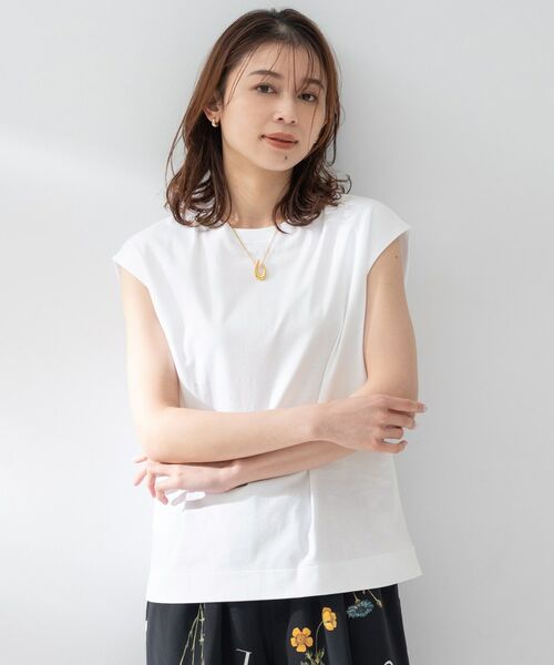 UNTITLED / アンタイトル カットソー | 【TRADITIONAL WEATHERWEAR】ノースリカットソー（ホワイト(001)）