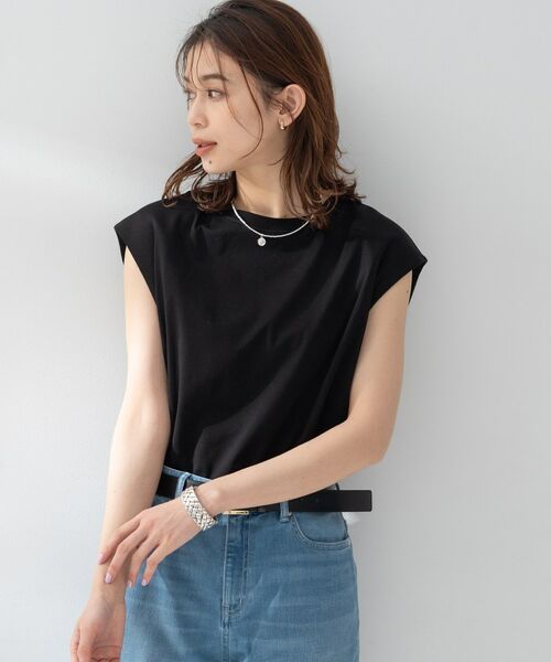 UNTITLED / アンタイトル カットソー | 【TRADITIONAL WEATHERWEAR】ノースリカットソー（ブラック(019)）