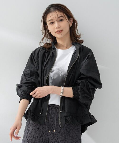 UNTITLED / アンタイトル レザーブルゾン・ジャケット | 【MARILYN MOON】プリーツマリンブルゾン | 詳細2