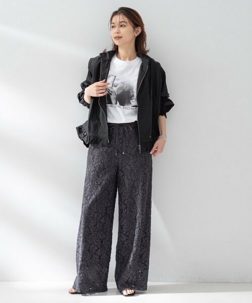 UNTITLED / アンタイトル レザーブルゾン・ジャケット | 【MARILYN MOON】プリーツマリンブルゾン | 詳細3