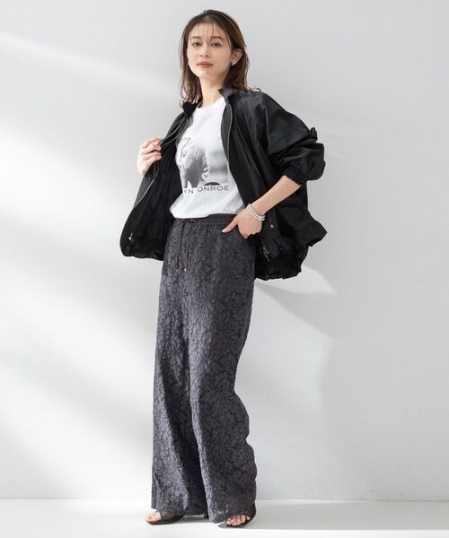 UNTITLED / アンタイトル レザーブルゾン・ジャケット | 【MARILYN MOON】プリーツマリンブルゾン | 詳細4