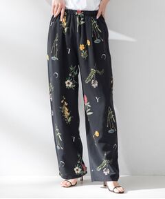 UNTITLED / アンタイトル パンツ | 【Liyoca】ボタニカルプリントイージーパンツ