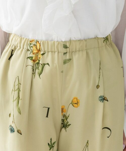 UNTITLED / アンタイトル パンツ | 【Liyoca】ボタニカルプリントイージーパンツ | 詳細13