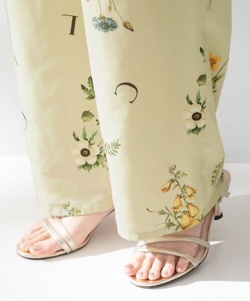 UNTITLED / アンタイトル パンツ | 【Liyoca】ボタニカルプリントイージーパンツ | 詳細15
