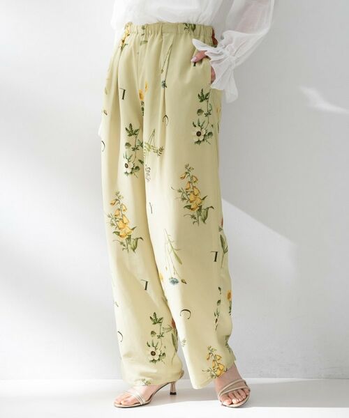 UNTITLED / アンタイトル パンツ | 【Liyoca】ボタニカルプリントイージーパンツ | 詳細6