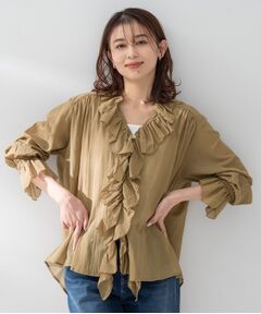 UNTITLED / アンタイトル シャツ・ブラウス | 【Liyoca】コットンシフォンフリルブラウス