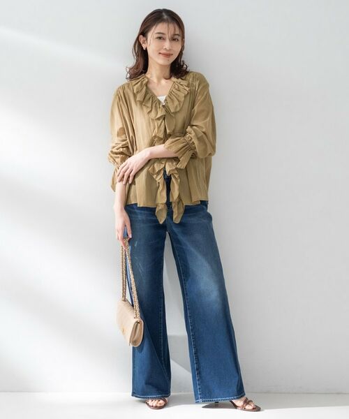 UNTITLED / アンタイトル シャツ・ブラウス | 【Liyoca】コットンシフォンフリルブラウス | 詳細11