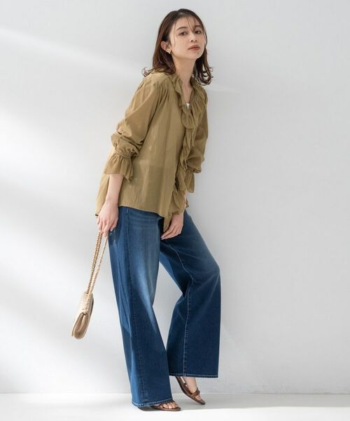 UNTITLED / アンタイトル シャツ・ブラウス | 【Liyoca】コットンシフォンフリルブラウス | 詳細12