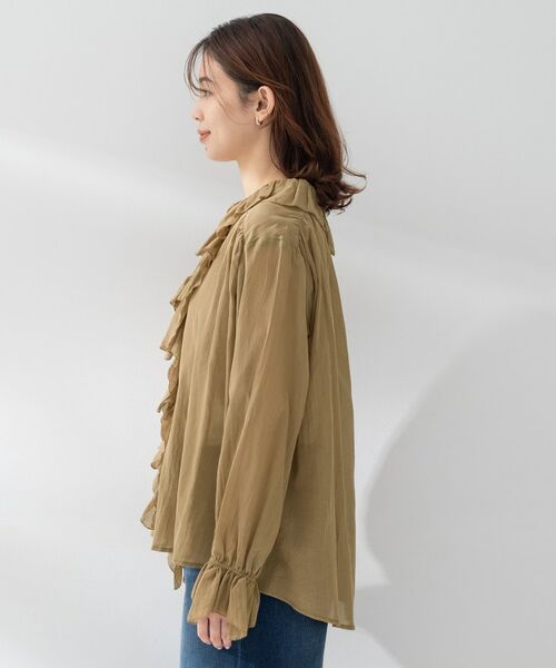 UNTITLED / アンタイトル シャツ・ブラウス | 【Liyoca】コットンシフォンフリルブラウス | 詳細15