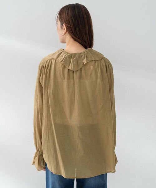 UNTITLED / アンタイトル シャツ・ブラウス | 【Liyoca】コットンシフォンフリルブラウス | 詳細16