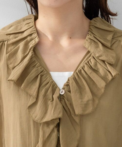 UNTITLED / アンタイトル シャツ・ブラウス | 【Liyoca】コットンシフォンフリルブラウス | 詳細17