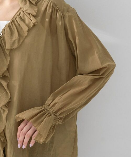 UNTITLED / アンタイトル シャツ・ブラウス | 【Liyoca】コットンシフォンフリルブラウス | 詳細19