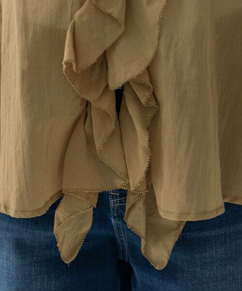 UNTITLED / アンタイトル シャツ・ブラウス | 【Liyoca】コットンシフォンフリルブラウス | 詳細20