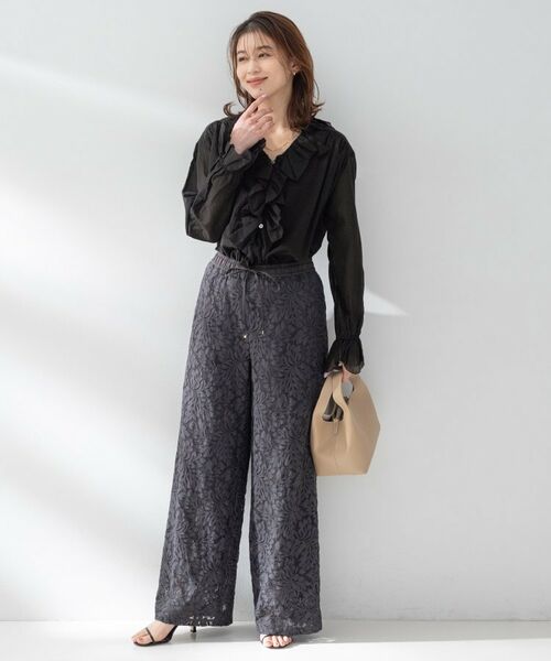 UNTITLED / アンタイトル シャツ・ブラウス | 【Liyoca】コットンシフォンフリルブラウス | 詳細8