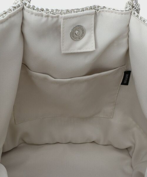 UNTITLED / アンタイトル トートバッグ | メタリックメッシュトート | 詳細8