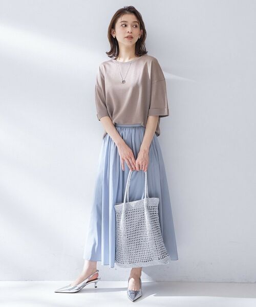 UNTITLED / アンタイトル トートバッグ | メタリックメッシュフラットトート | 詳細13