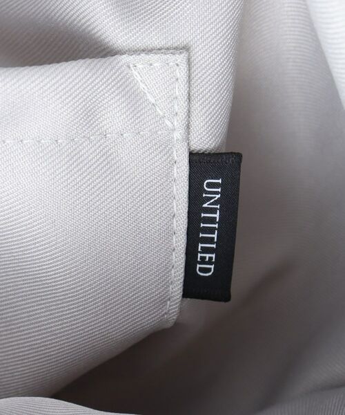 UNTITLED / アンタイトル トートバッグ | メタリックメッシュフラットトート | 詳細9
