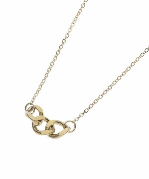 UNTITLED / アンタイトル ネックレス・ペンダント・チョーカー | 【ステンレス】チェーントップショート（ゴールド(007)）