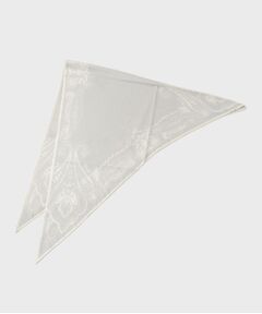 UNTITLED / アンタイトル バンダナ・スカーフ | 【接触冷感】ペイズリーモチーフ・トライアングルスカーフ