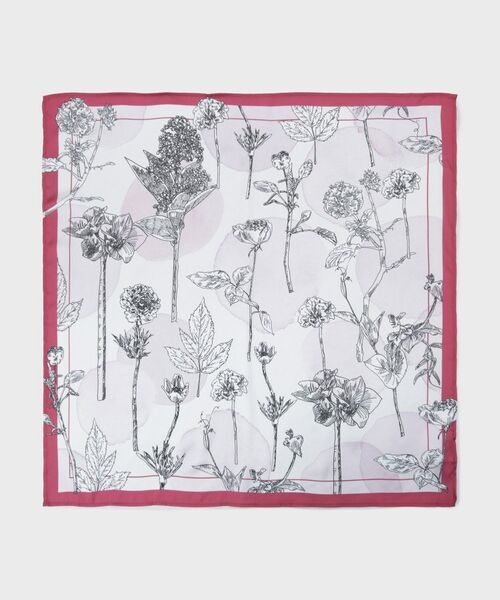 UNTITLED / アンタイトル バンダナ・スカーフ | 【スカーフリング付き】日比谷花壇フラワープリントスカーフ | 詳細2