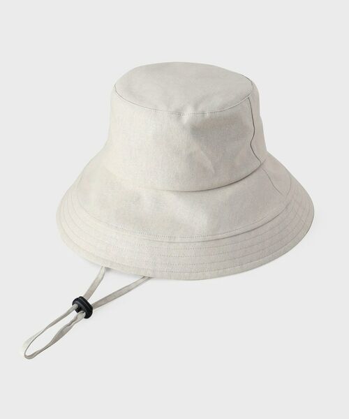 UNTITLED / アンタイトル ハット | 【遮熱・UV】リネンブレンドつば広HAT | 詳細1