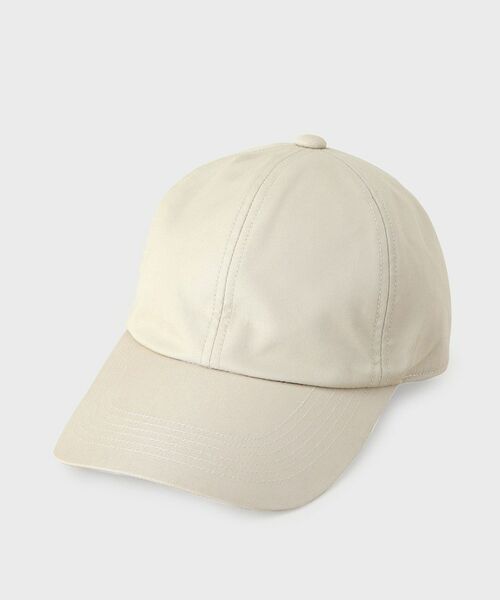 UNTITLED / アンタイトル キャップ | 【撥水／遮熱／UV】コットン混キャップ（ベージュ(052)）