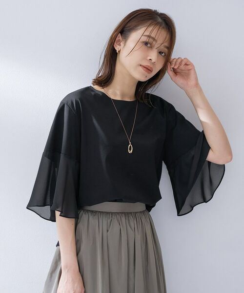 UNTITLED / アンタイトル カットソー | 袖シアープルオーバー | 詳細10